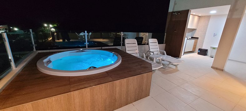 Cobertura na Praia de Maria Farinha com Jacuzzi - FLAT 203 B